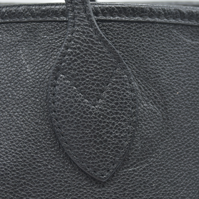 $2940 Louis Vuitton LV Monogram Neverfull  MM Empreinte Black Tote