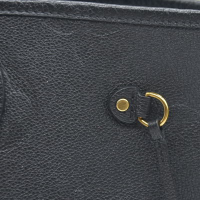$2940 Louis Vuitton LV Monogram Neverfull  MM Empreinte Black Tote