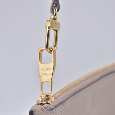 $1200 RFID Louis Vuitton Empreinte Monogram Giant Neverfull MM Pochette Tourterelle