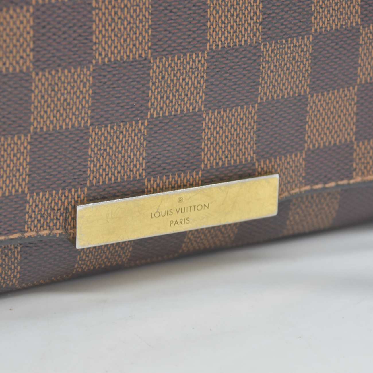 $1490 2013 Louis Vuitton Damier Ebene Favorite PM FL5113