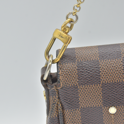 $1490 2013 Louis Vuitton Damier Ebene Favorite PM FL5113