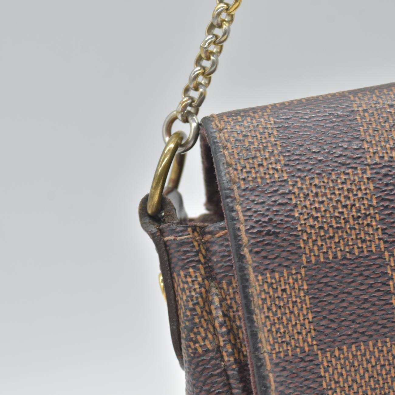 $1490 2013 Louis Vuitton Damier Ebene Favorite PM FL5113