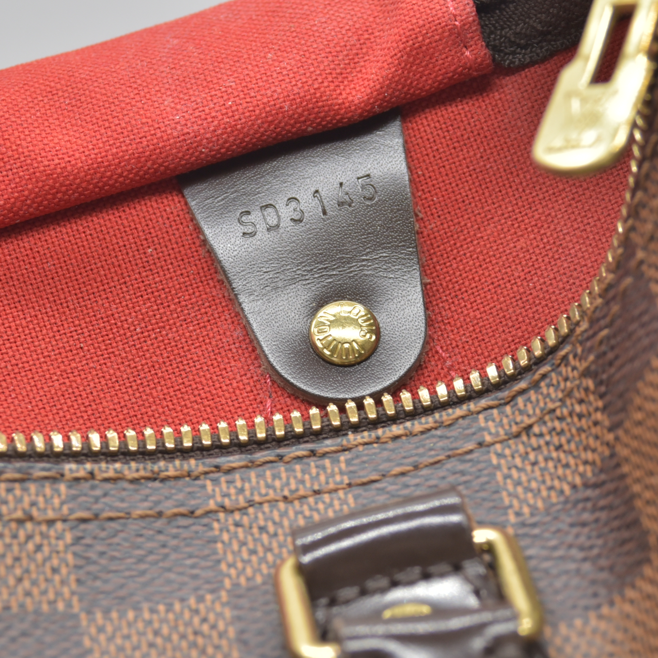 $1980 Louis Vuitton  Damier Ebene Speedy Bandouliere 30 2015 SD3145