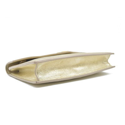 $1490 Saint Laurent Leather Evening Bag