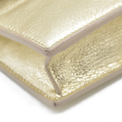 $1490 Saint Laurent Leather Evening Bag