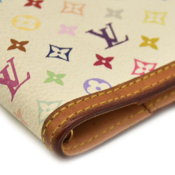Louis Vuitton  Monogram Muakami Small Ring Agenda Cover White with Pen  CA0036