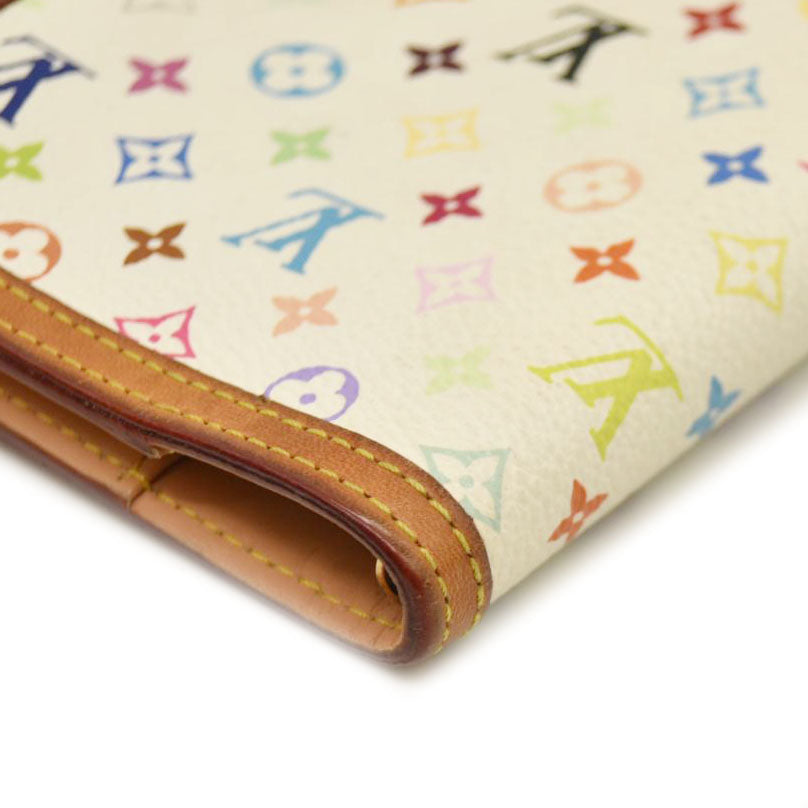 Louis Vuitton  Monogram Muakami Small Ring Agenda Cover White with Pen  CA0036