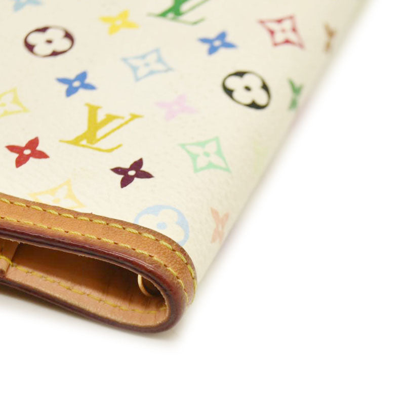 Louis Vuitton  Monogram Muakami Small Ring Agenda Cover White with Pen  CA0036
