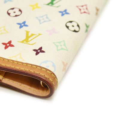 Louis Vuitton  Monogram Muakami Small Ring Agenda Cover White with Pen  CA0036