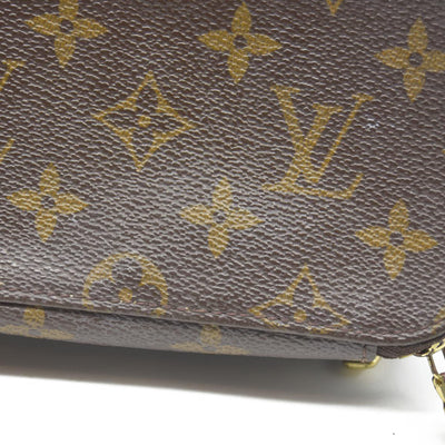 Louis Vuitton Monogram Trousse Blush PM Cosmetic Pouch VI0042