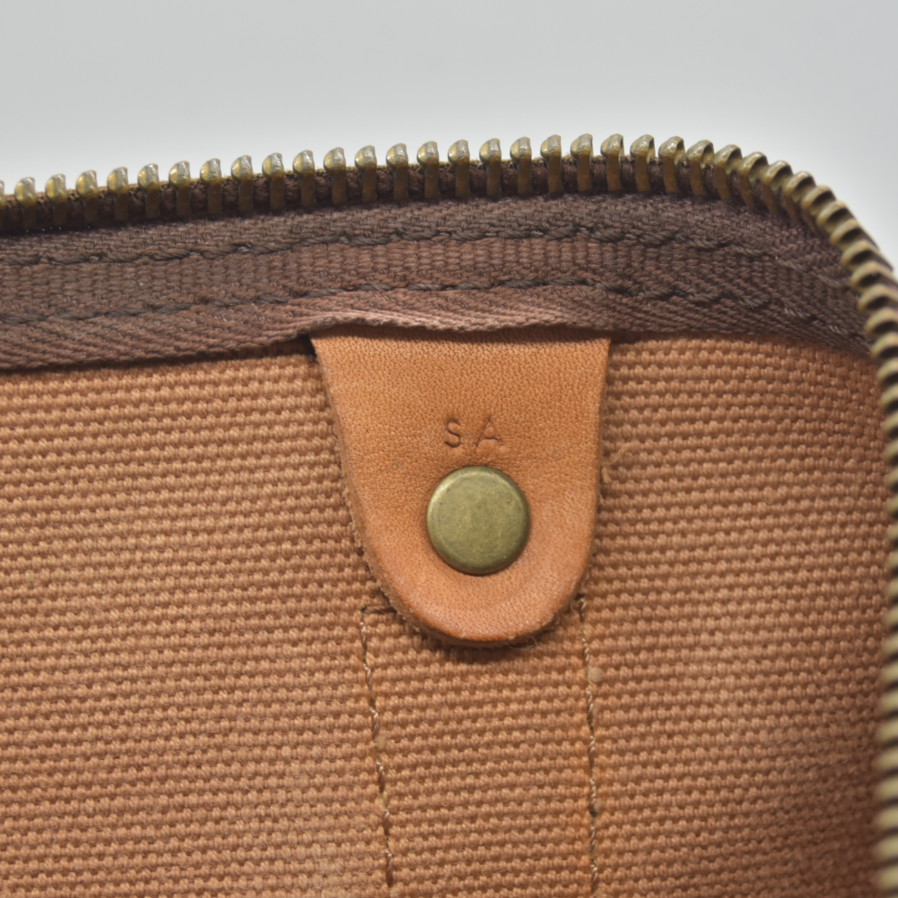 $1420 1988 Louis Vuitton LV Boston Bag Keepall 45 Brown Monogram SA822
