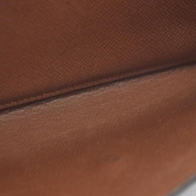 $770 Louis Vuitton Monogram Portefeiulle Sarah Long Bifold Wallet Brown 882AN