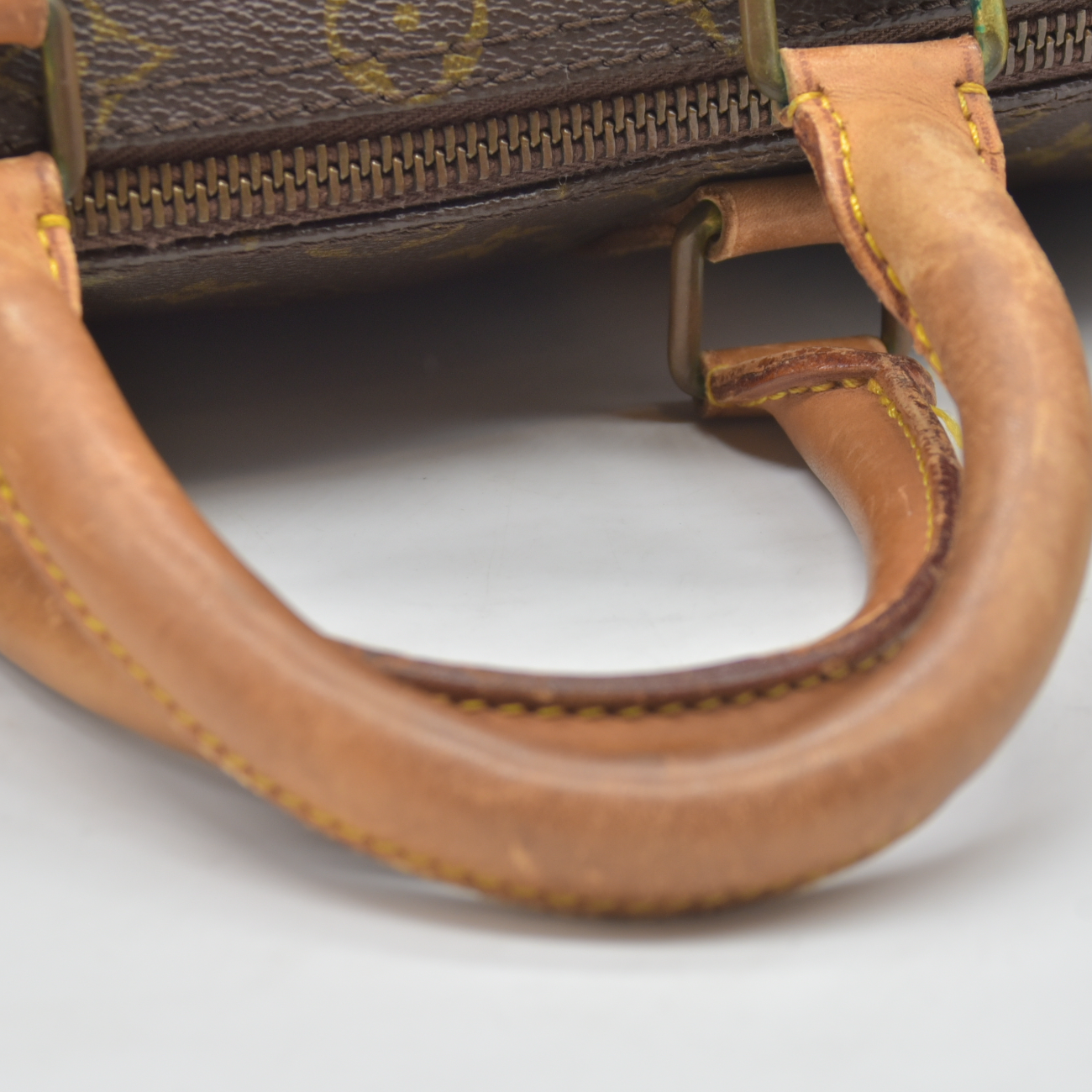 $1420 1988 Louis Vuitton LV Boston Bag Keepall 45 Brown Monogram SA822