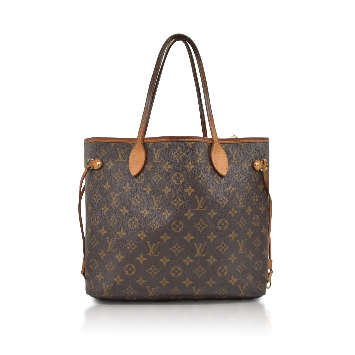 $2170 Louis Vuitton Monogram Neverfull MM Cherry AR1122
