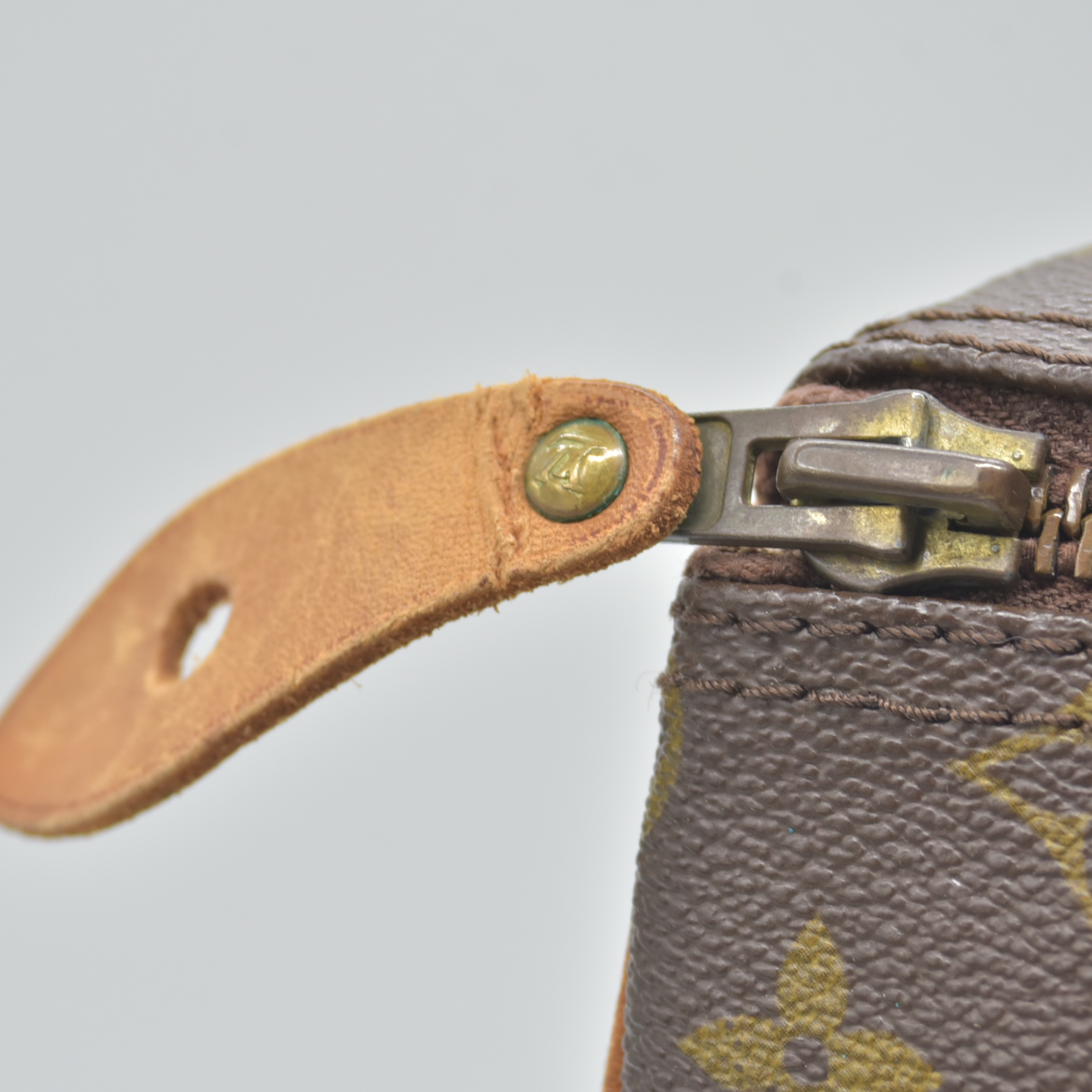 $1420 1988 Louis Vuitton LV Boston Bag Keepall 45 Brown Monogram SA822