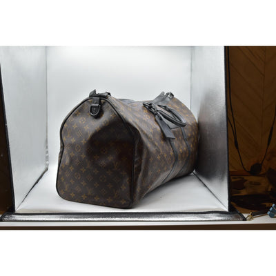 $3100 2007 Louis Vuitton Boston Bag Keepall Bandouliere 55 OL2087