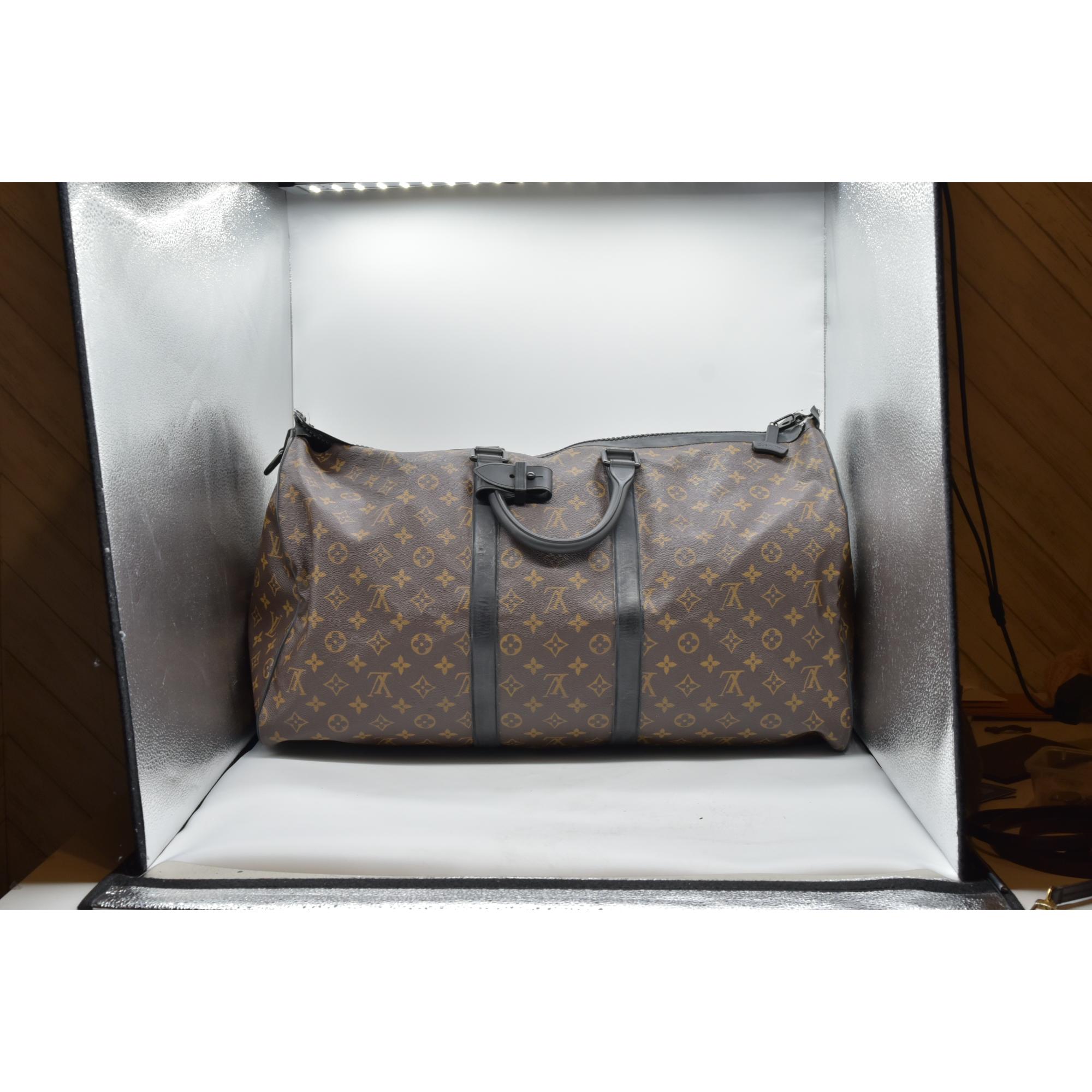 $3100 2007 Louis Vuitton Boston Bag Keepall Bandouliere 55 OL2087