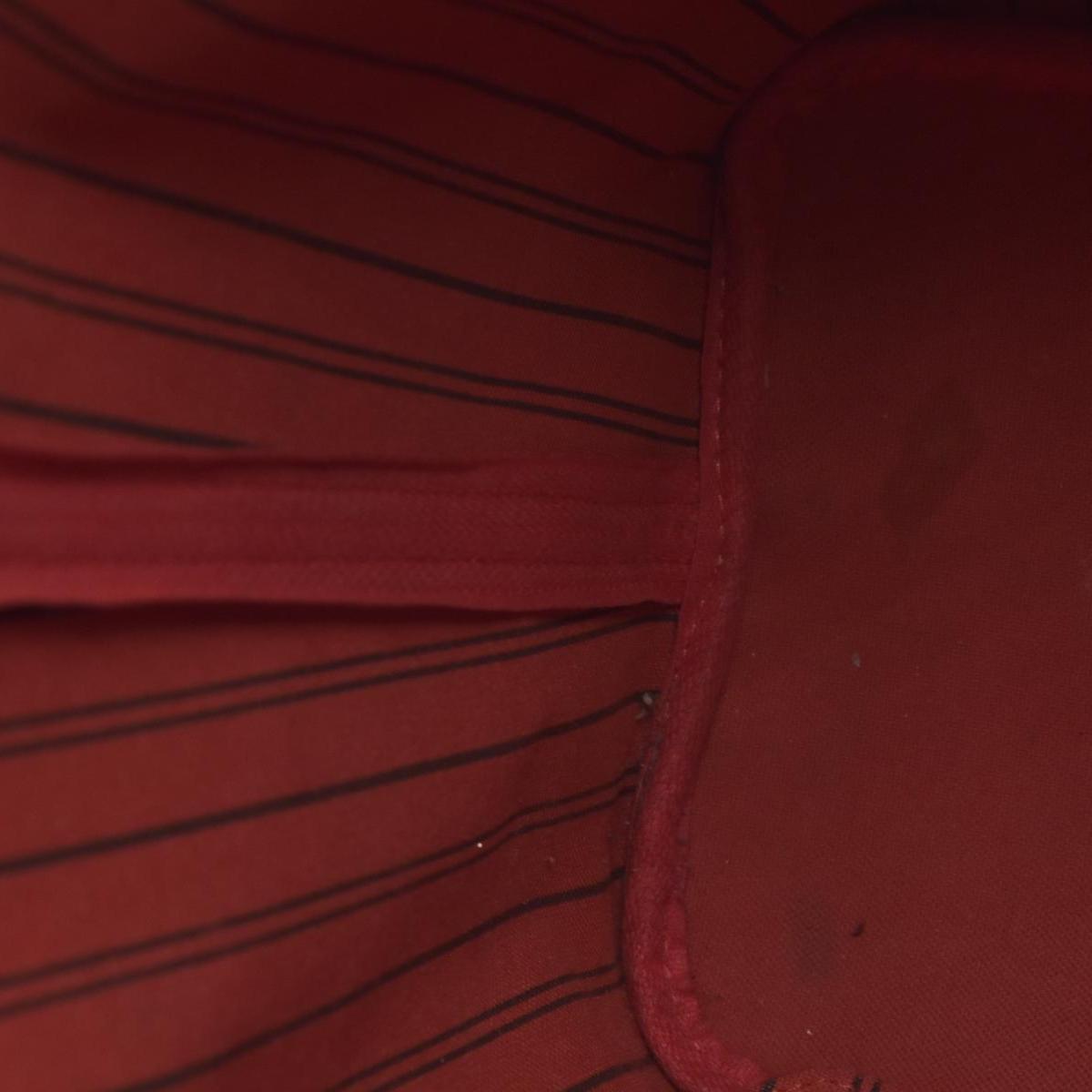 $2170 Louis Vuitton Monogram Neverfull MM Cherry AR1122