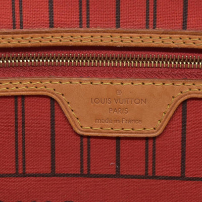 $2170 Louis Vuitton Monogram Neverfull MM Cherry AR1122
