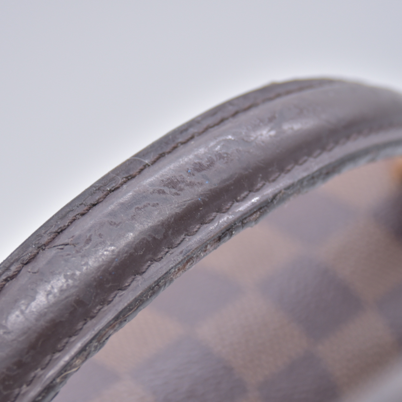 $1960 2020 LOUIS VUITTON Damier Ebene Croisette Top Handle Crossbody Bag Brown FL1210