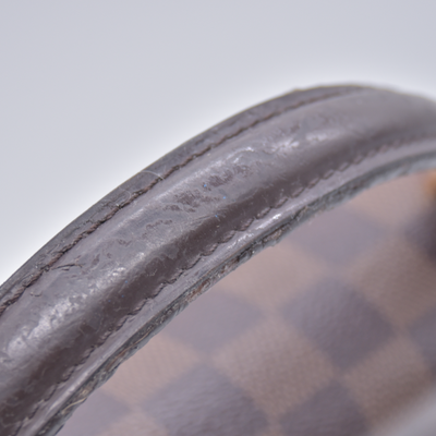 $1960 2020 LOUIS VUITTON Damier Ebene Croisette Top Handle Crossbody Bag Brown FL1210