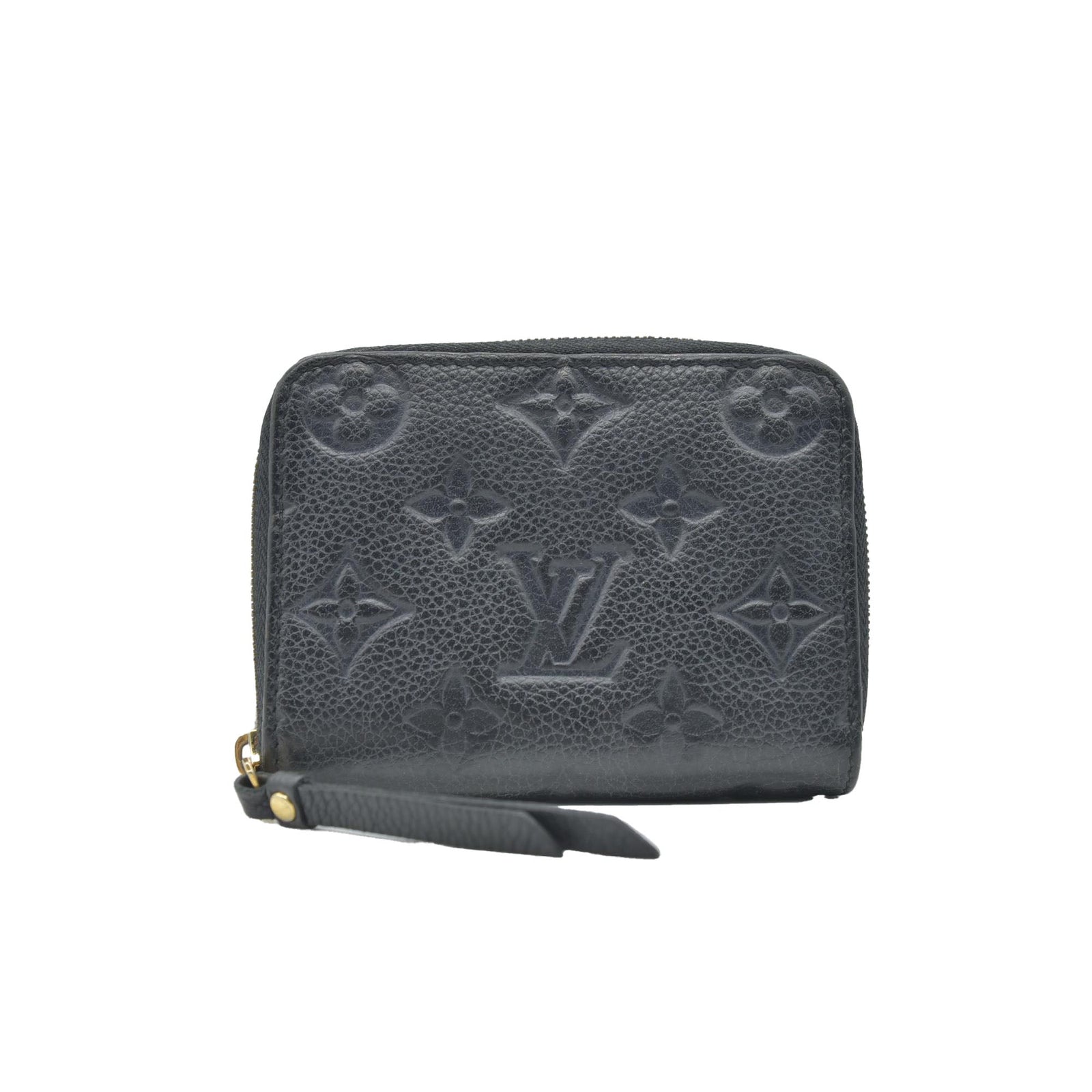 $760 2015 Louis Vuitton Monogram Empreinte Zippy Zip Around Wallet Coin Purse TS0155
