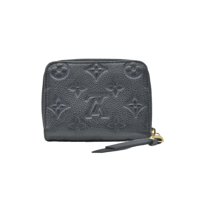 $760 2015 Louis Vuitton Monogram Empreinte Zippy Zip Around Wallet Coin Purse TS0155