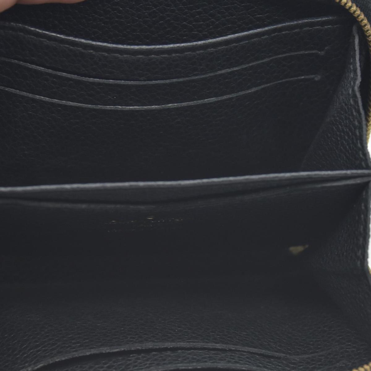 $760 2015 Louis Vuitton Monogram Empreinte Zippy Zip Around Wallet Coin Purse TS0155