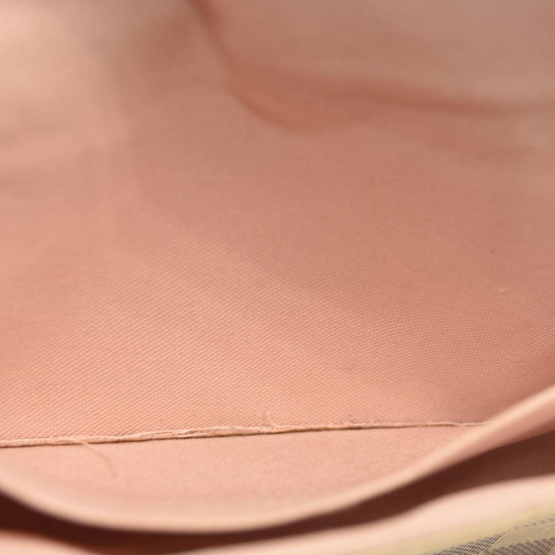 MI3158 LOUIS VUITTON Damier Azur Pochette Felicie Chain Wallet Rose Ballerine