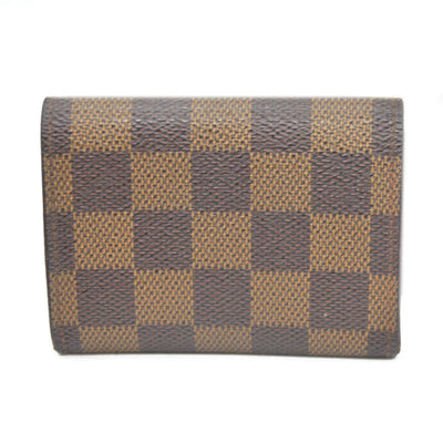Louis Vuitton Damier Ebene Porte Monnaie Plat Coin Purse