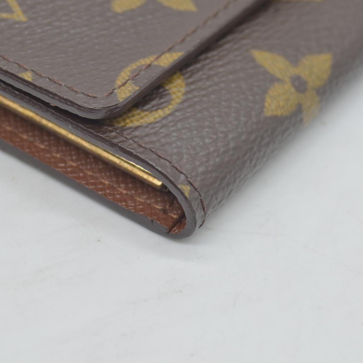 $355 2004 Louis Vuitton Monogram Multicles 6 Ring Key Case Brown CT0074