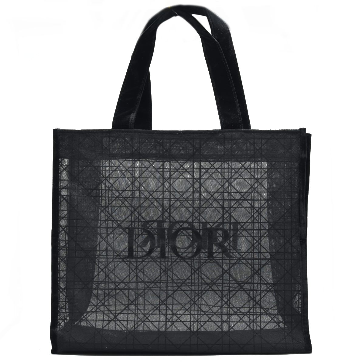 DIOR Beauty Mesh Tote Black Cannage Lace Novelty GWP 2025 New Release 1 of 2