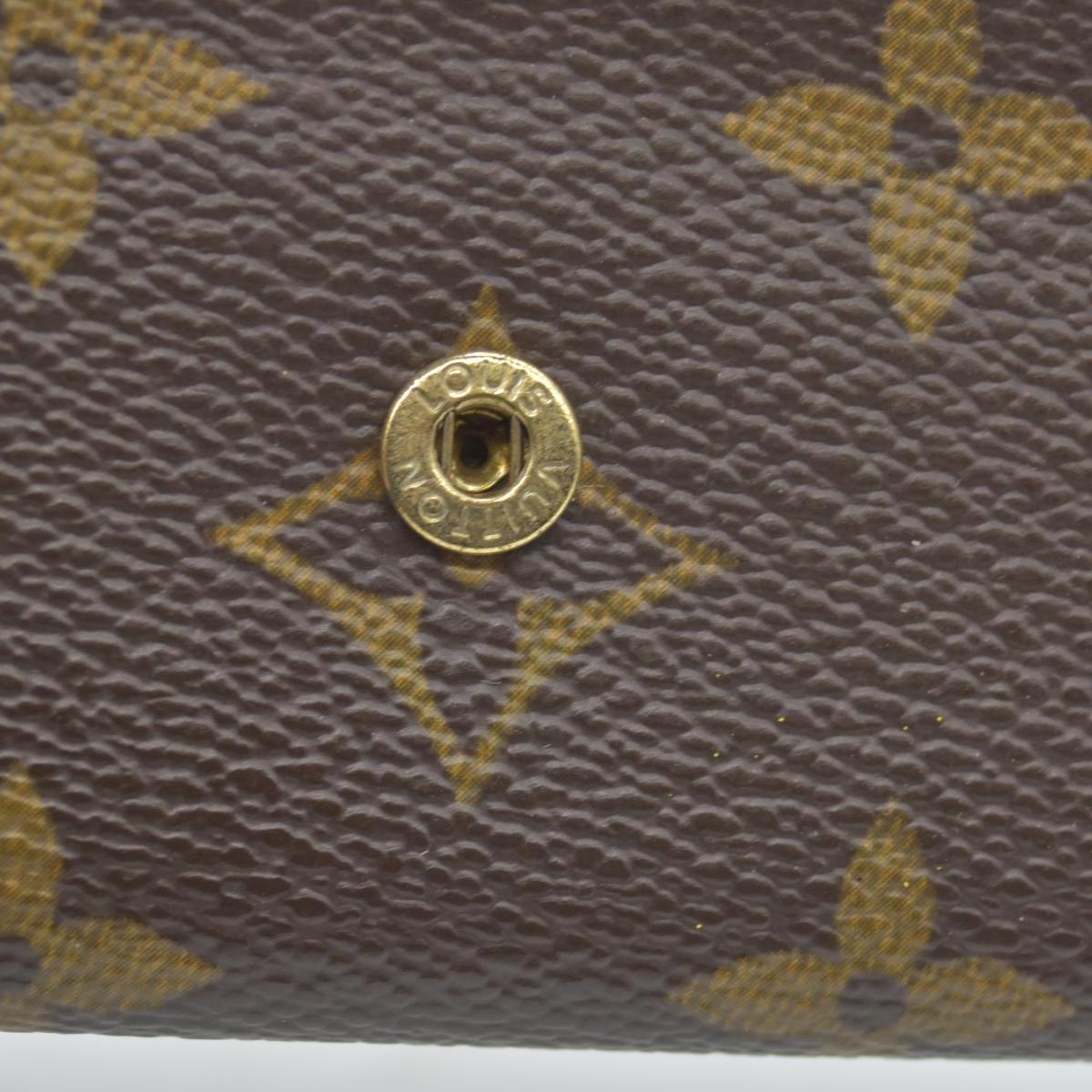 $355 2004 Louis Vuitton Monogram Multicles 6 Ring Key Case Brown CT0074