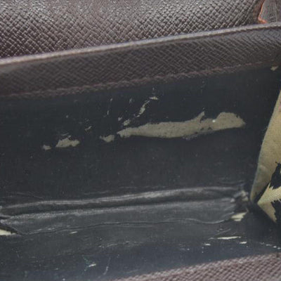 Louis Vuitton Damier Ebene Porte Monnaie Plat Coin Purse