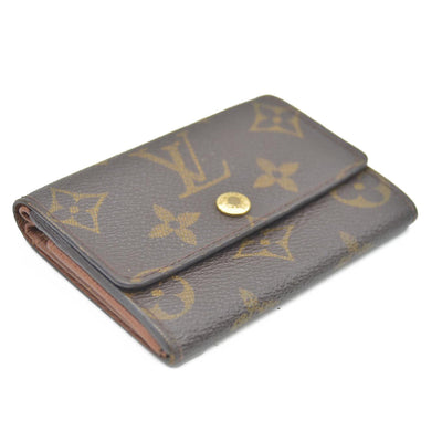 Louis Vuitton Monogram Porte-Monnaie Plat Coin Purse MI1919