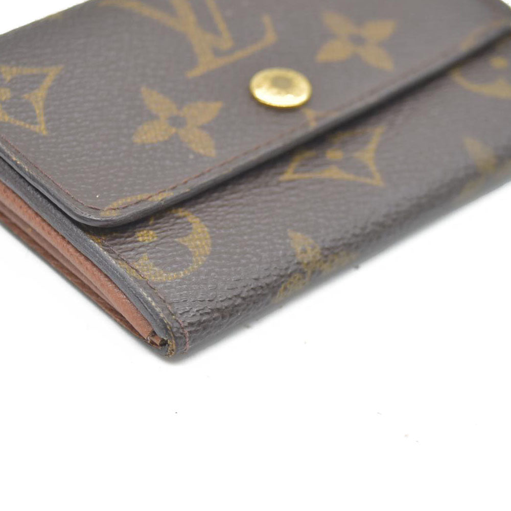 Louis Vuitton Monogram Porte-Monnaie Plat Coin Purse MI1919