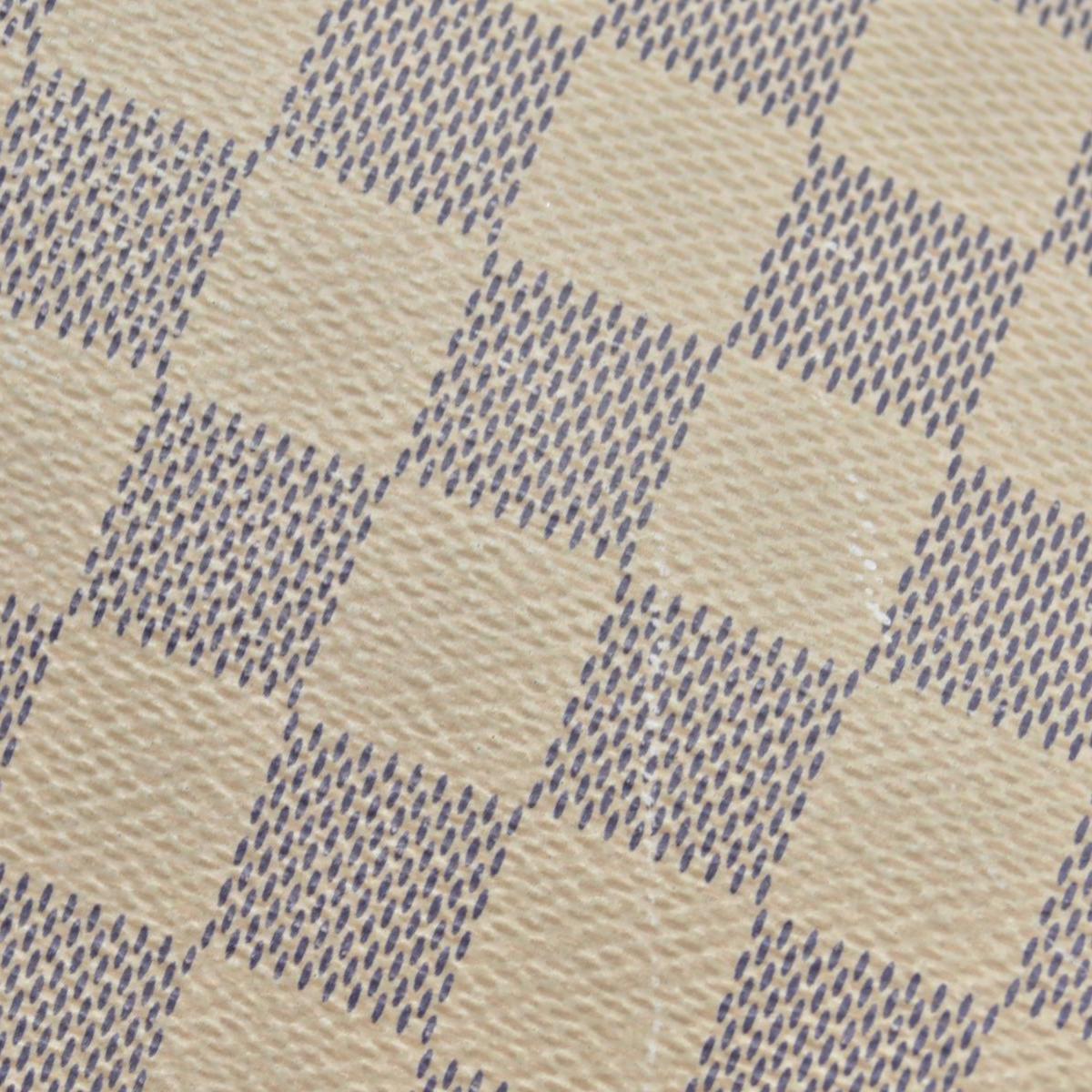 $2500 Louis Vuitton Damier Azur Braided Neverfull MM Tote