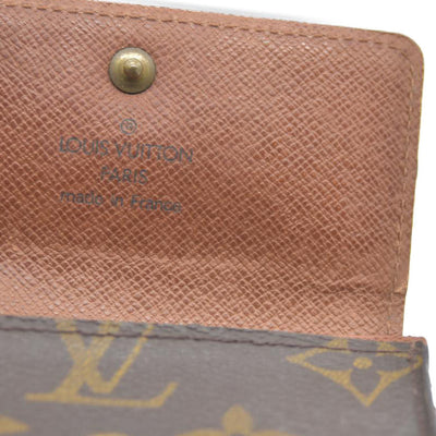 Louis Vuitton Monogram Porte-Monnaie Plat Coin Purse MI1919