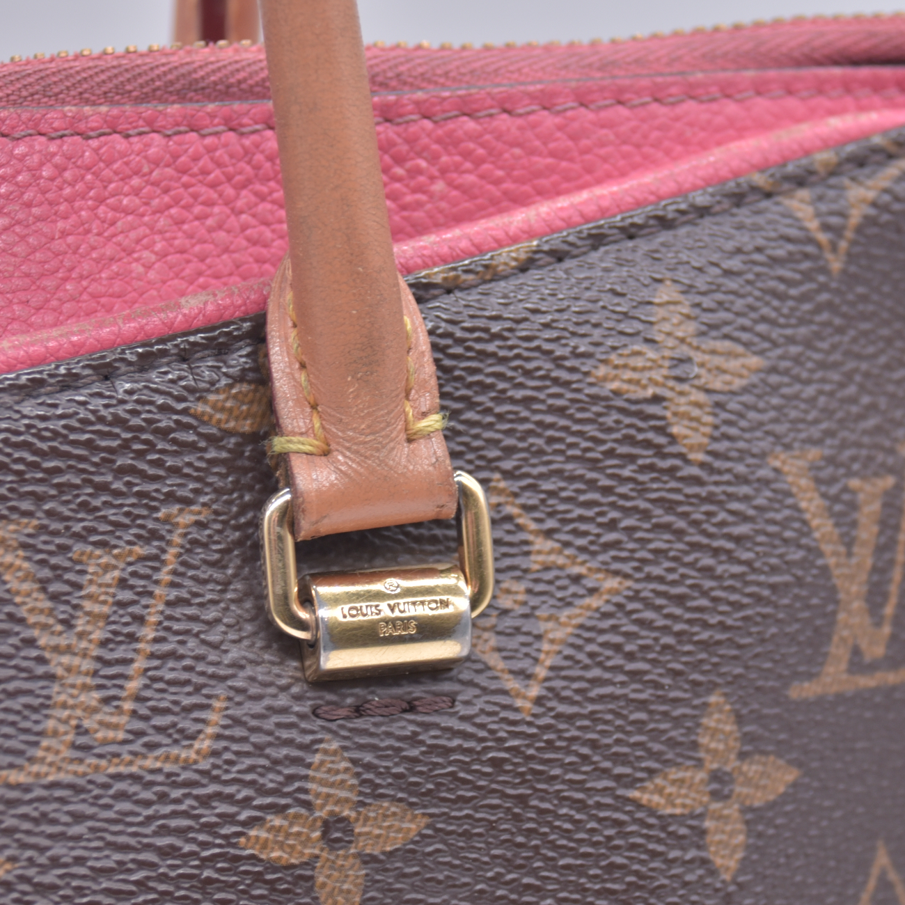 $2760 2015 Louis Vuitton Monogram Pallas Pink SP1115
