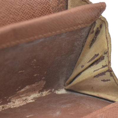 Louis Vuitton Monogram Porte-Monnaie Plat Coin Purse MI1919