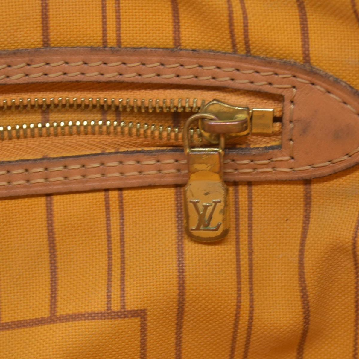$2500 Louis Vuitton Damier Azur Braided Neverfull MM Tote