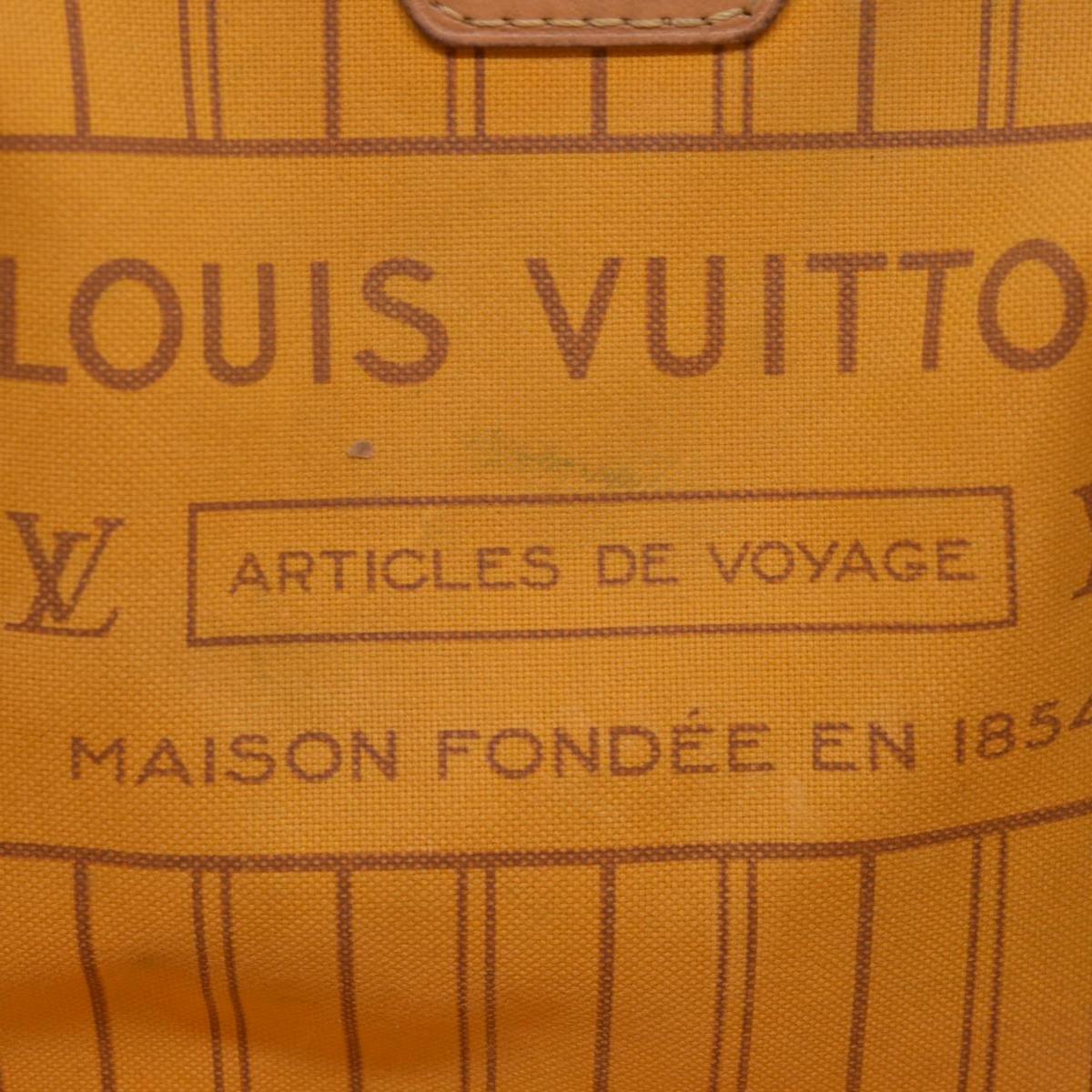 $2500 Louis Vuitton Damier Azur Braided Neverfull MM Tote
