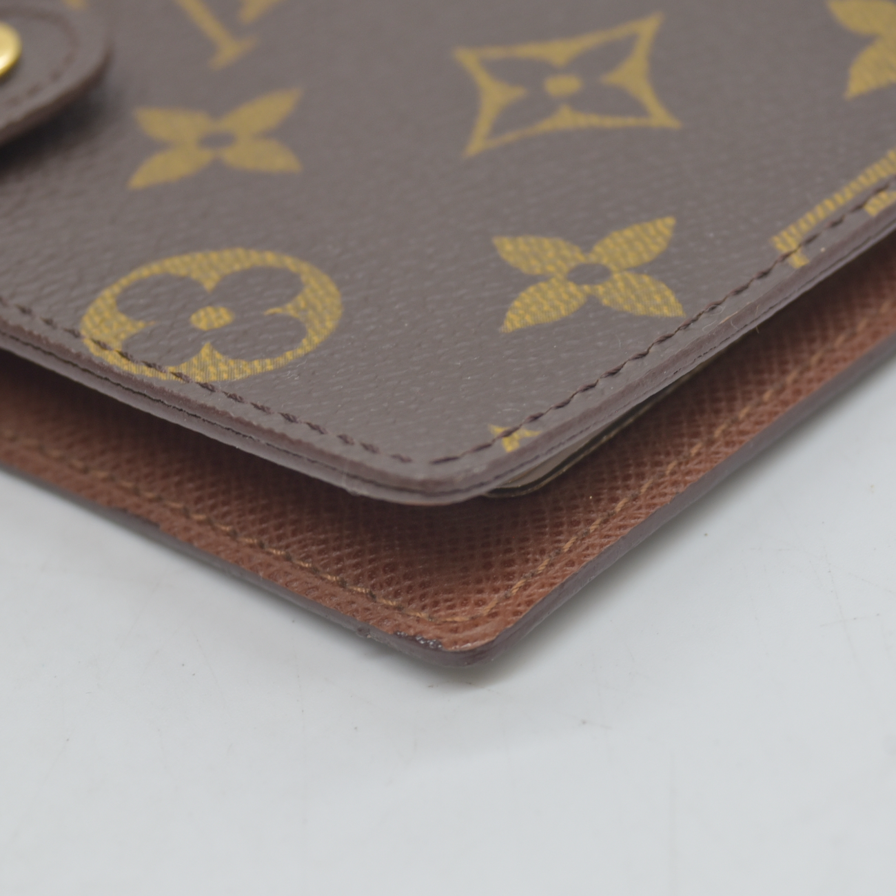 $505 1999 Louis Vuitton Monogram Agenda PM Notebook Cover Brown SP1929