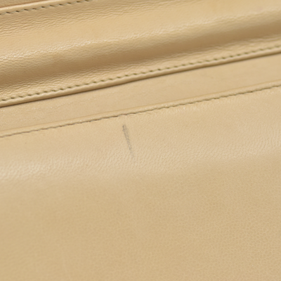 $3350 Chanel Timeless Classic Quilted Single Flap with 24K GHW Beige
