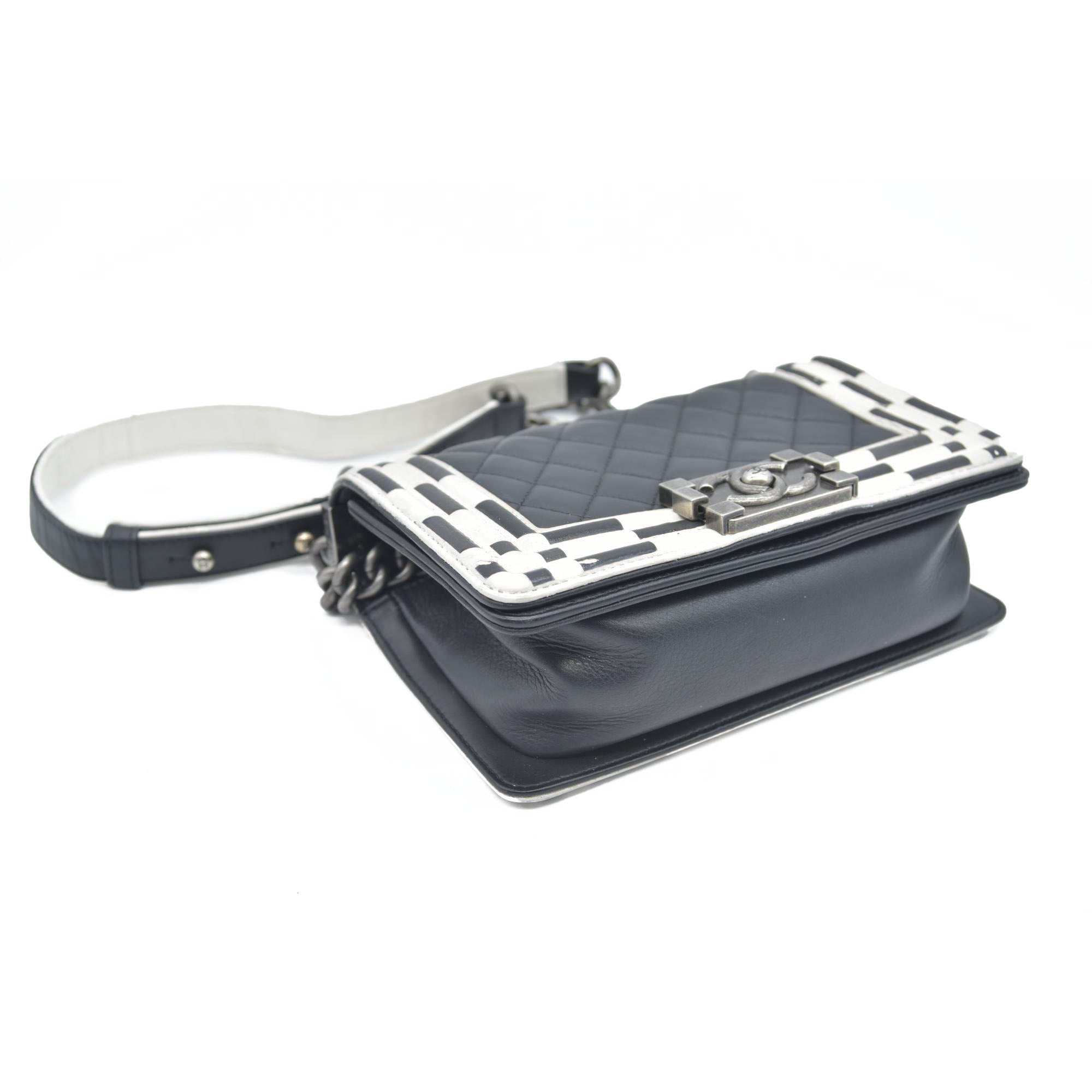 Chanel Small Checkerboard Boy Bag