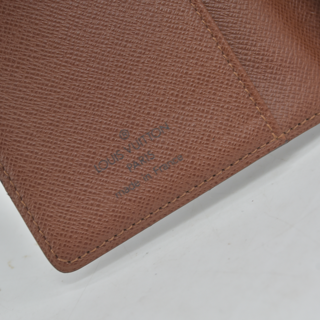 $505 1999 Louis Vuitton Monogram Agenda PM Notebook Cover Brown SP1929