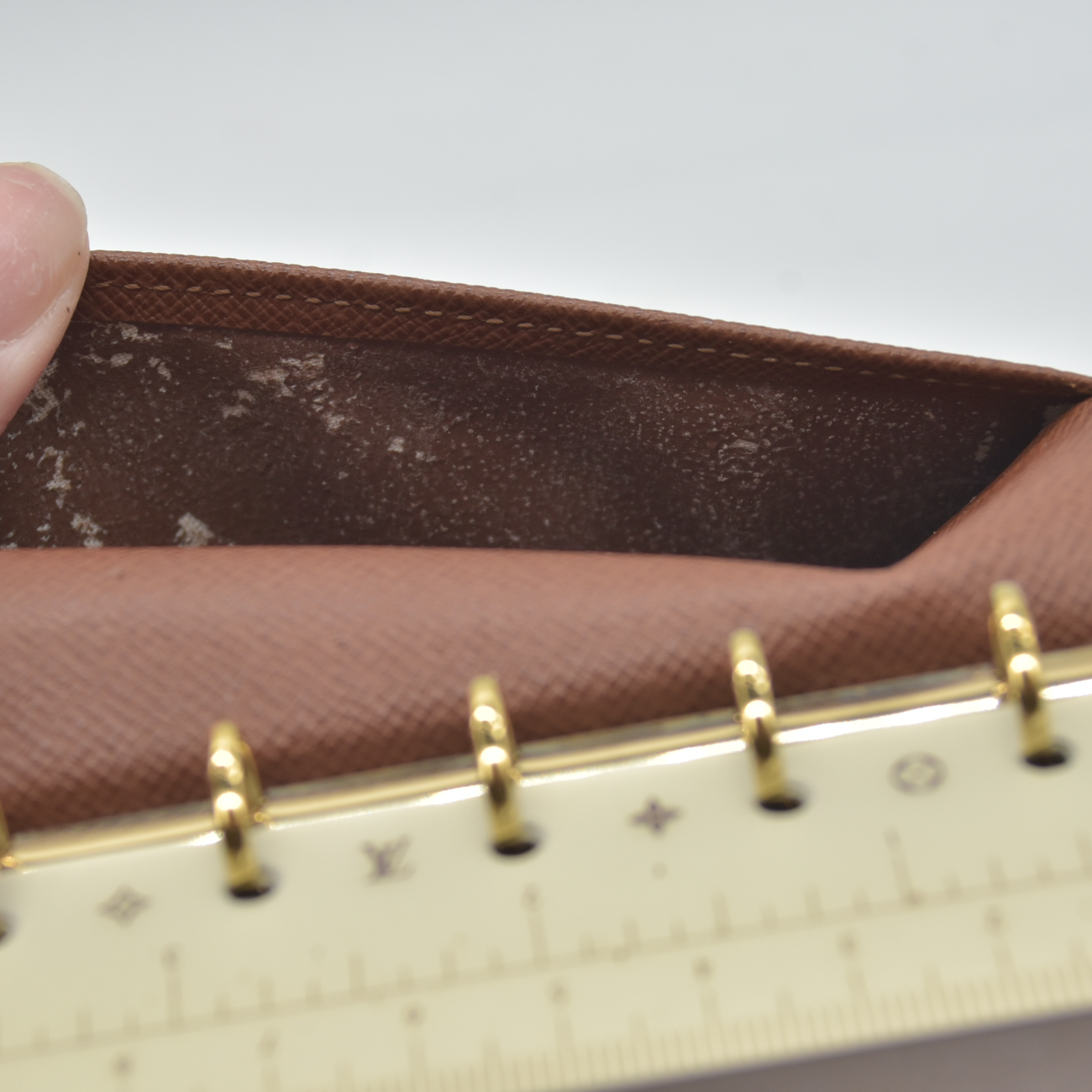 $505 1999 Louis Vuitton Monogram Agenda PM Notebook Cover Brown SP1929