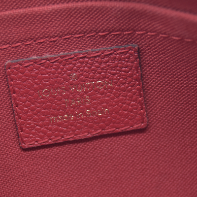 $1130 2015 Louis Vuitton Monogram Pallas Clutch Cherry CA5125