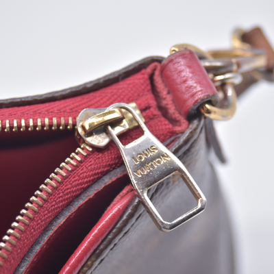 $1130 2015 Louis Vuitton Monogram Pallas Clutch Cherry CA5125