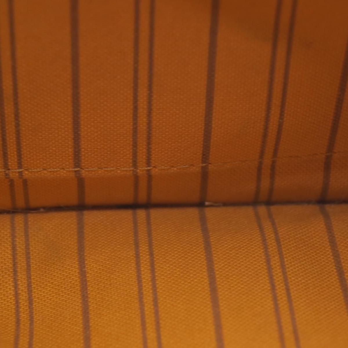 $650 Louis Vuitton Damier Azur Braided Neverfull MM Tote Pochette